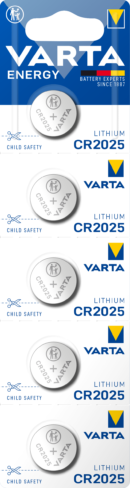 VARTA - Lithium - 2025 Pack of 5 Perforated