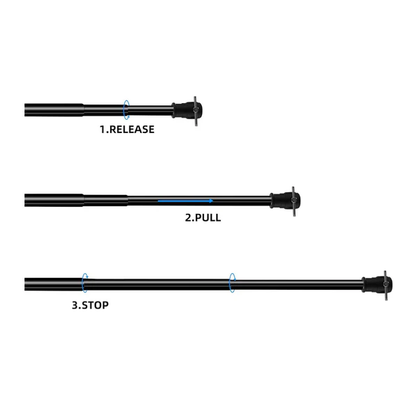 Godox Portable Telescopic Background Stand B017 with Carry Bag – Black - Image 5
