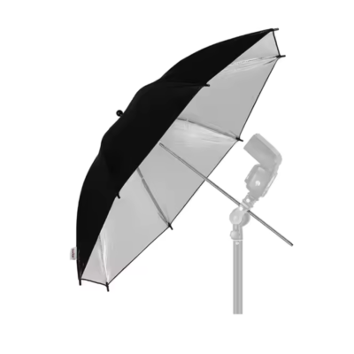 Godox UB-002 Silver Reflector Umbrella – 33" (84 cm) / 40" (101 cm) – Bowens Mount Compatible