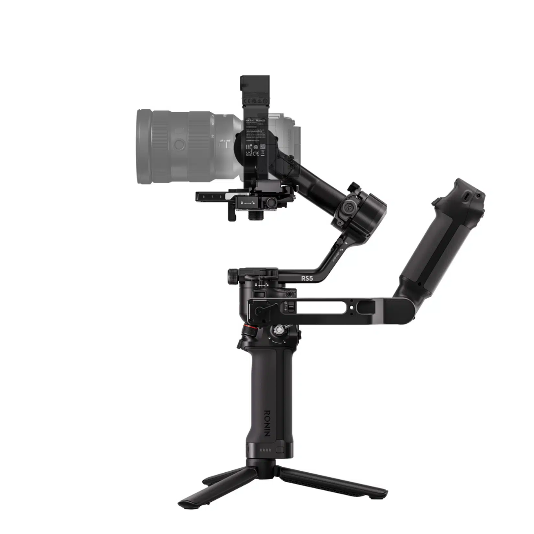 DJI RS5 Gimbal Combo Kit with AI Tracking Module & Briefcase Handle - Image 2