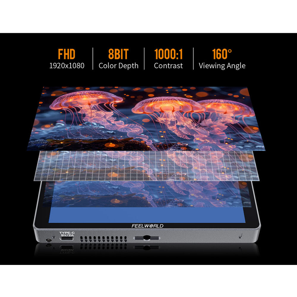 FeelWorld P6XL 6" On-Camera Field Monitor with Built-In Battery - Image 9