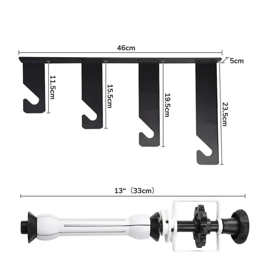 Godox B‑4W Background Stand with 4 Support Bars – Heavy-Duty Frame