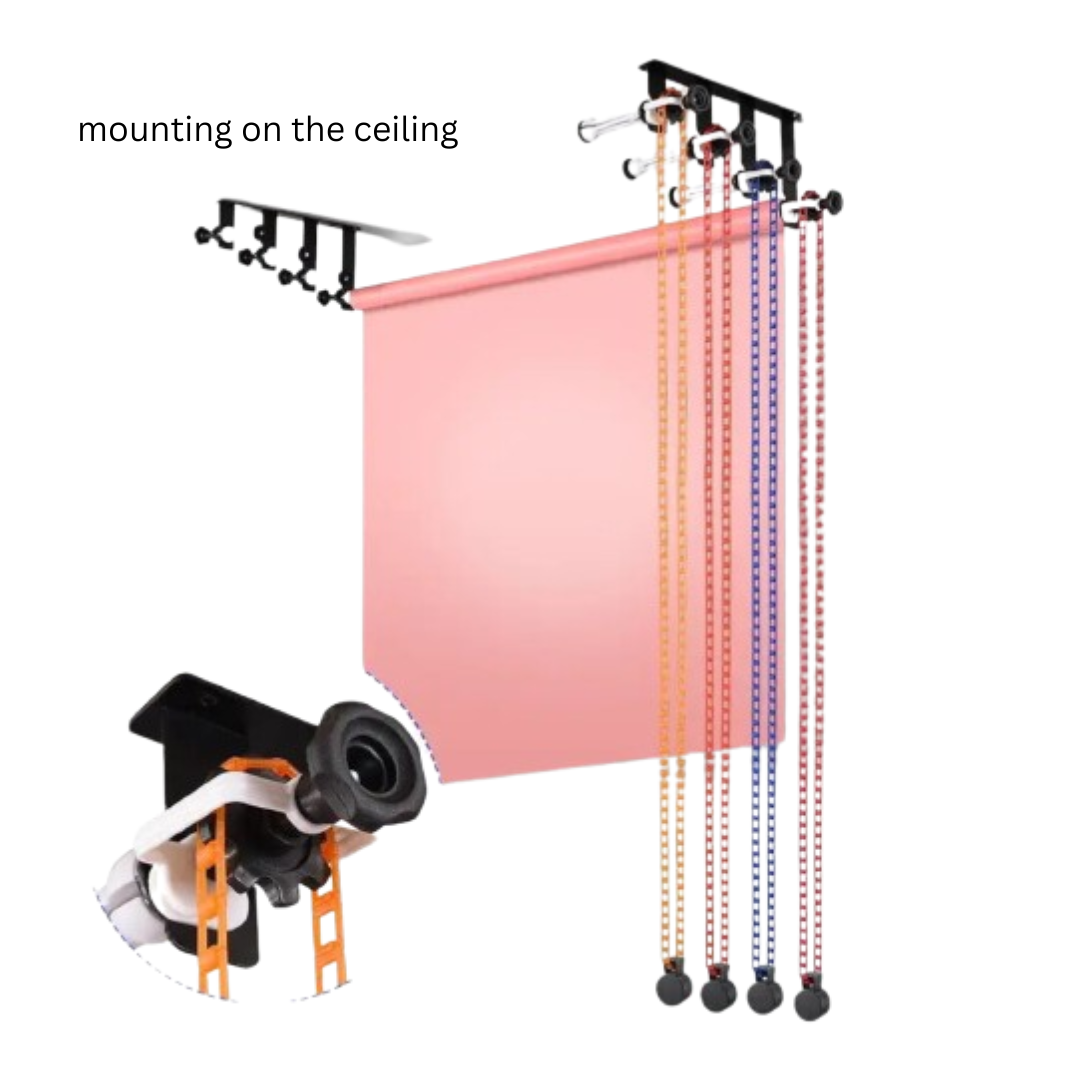 Godox B‑4W Background Stand with 4 Support Bars – Heavy-Duty Frame - Image 2