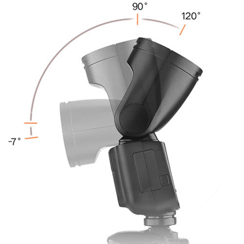 Godox V1 – 76 Ws Round‑Head TTL On‑Camera Flash Speedlite