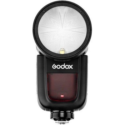 Godox V1 – 76 Ws Round‑Head TTL On‑Camera Flash Speedlite