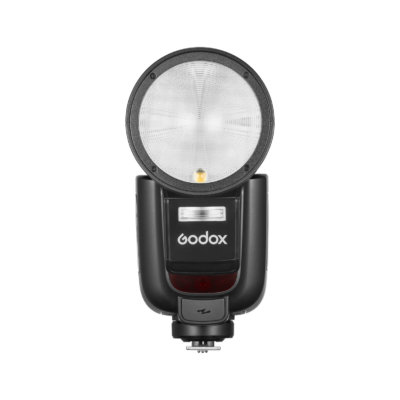 Godox V1 Pro – Round‑Head 76 Ws TTL On‑Camera Flash with Detachable Sub‑Flash