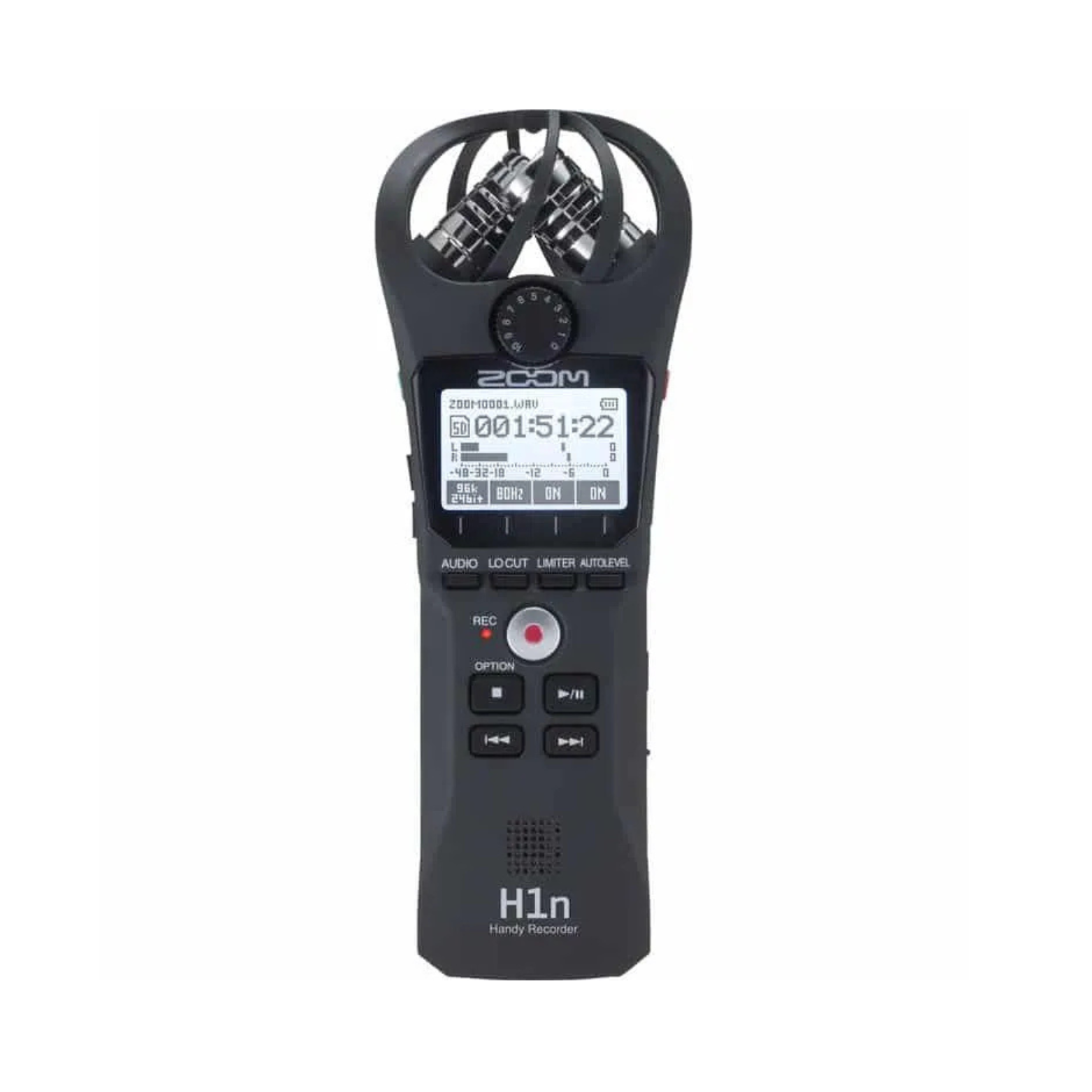 Zoom H1n Digital Handy Recorder – Portable 24‑Bit/96 kHz Field Recorder