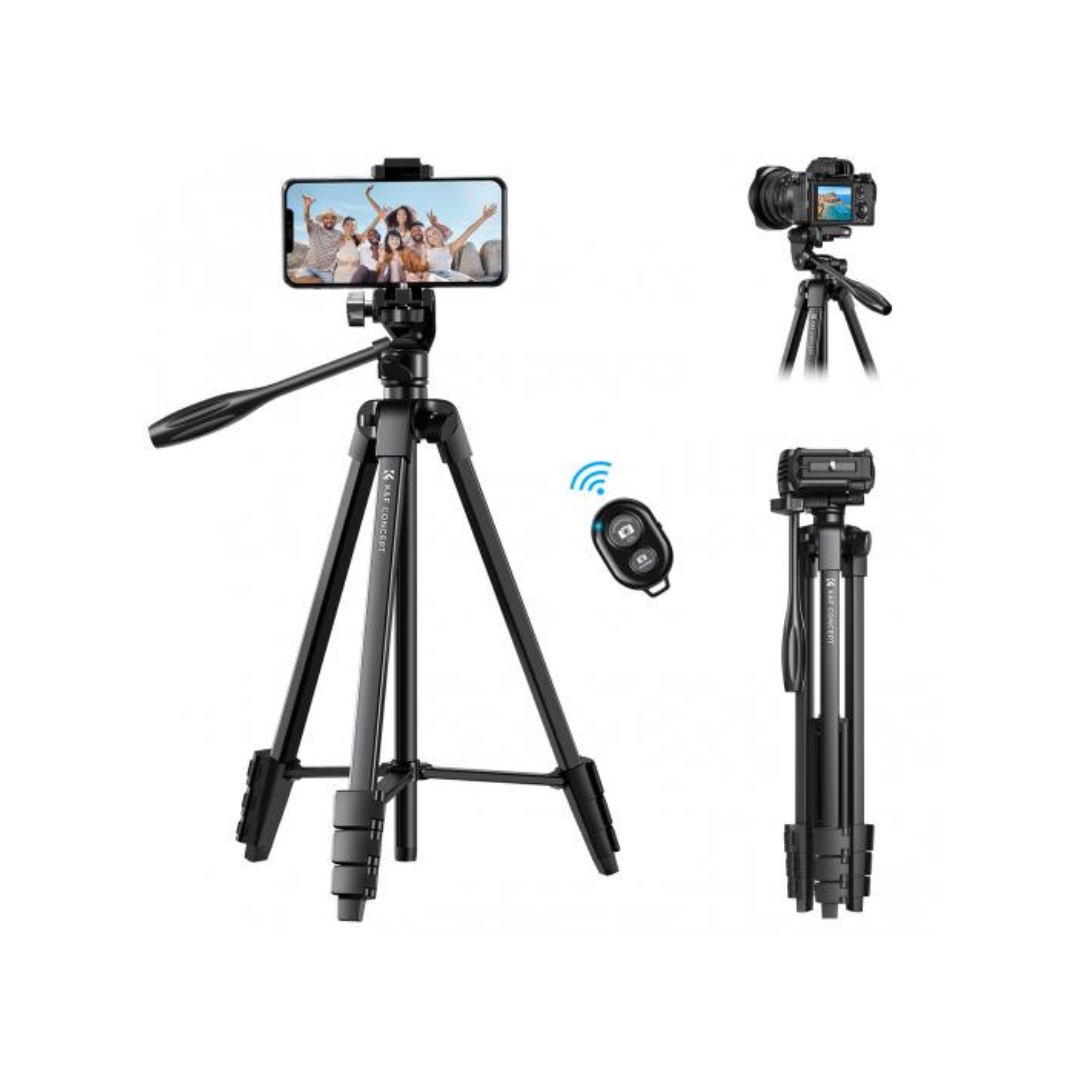 K&F Concept 1.5 m Travel Tripod KF09.125 with Bluetooth Remote - Image 2