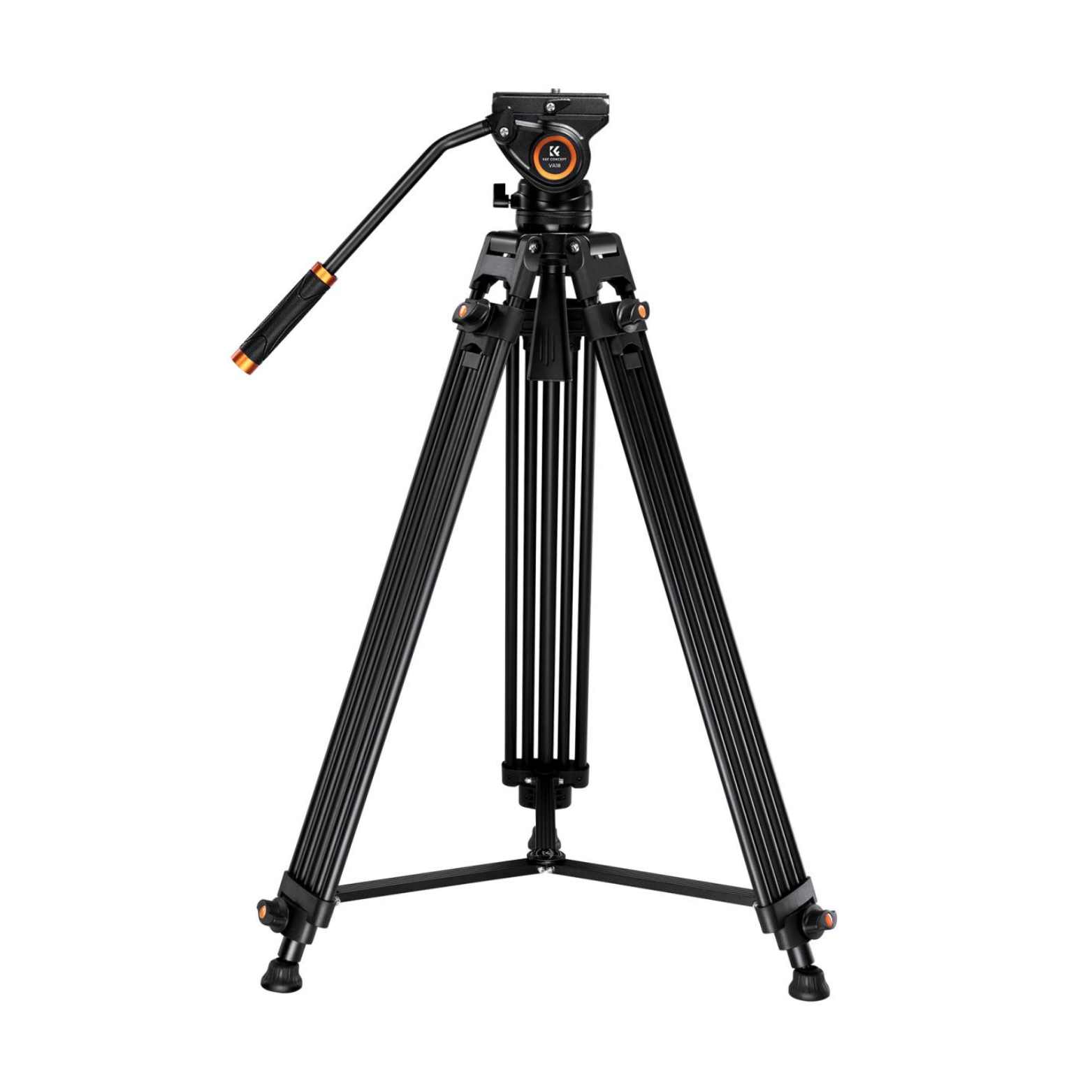 K&F Concept 72″ (1.8 m) Video Tripod with Fluid Head-KF09.121