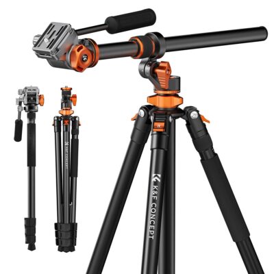 K&F Concept Tripod T254A7+FH03-KF09.137