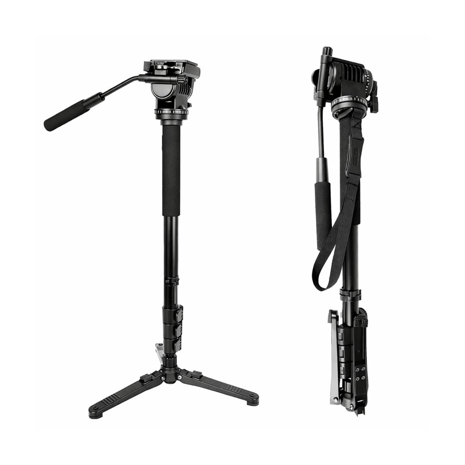 Kingjoy Monopod MP208F Base and Fluid Head VT-1510