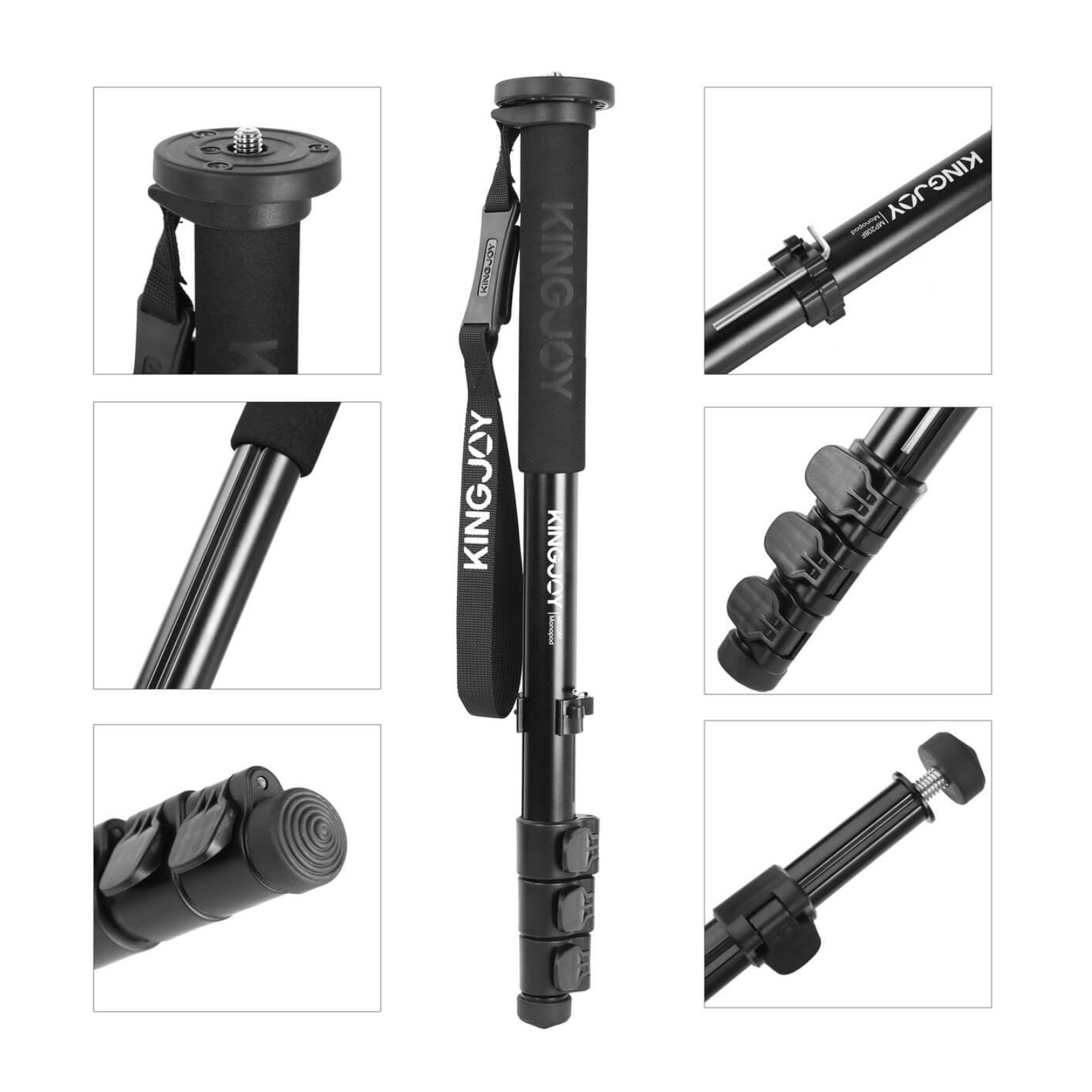 Kingjoy Monopod MP208F Base and Fluid Head VT-1510 - Image 3