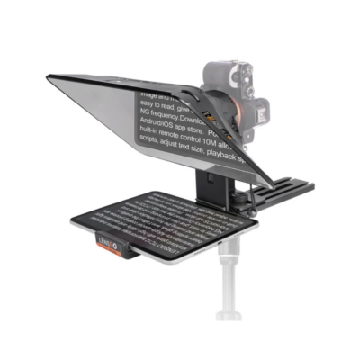 LENSGO TC12 Camera Teleprompter – Supports Tablets up to 12.9″ with Remote