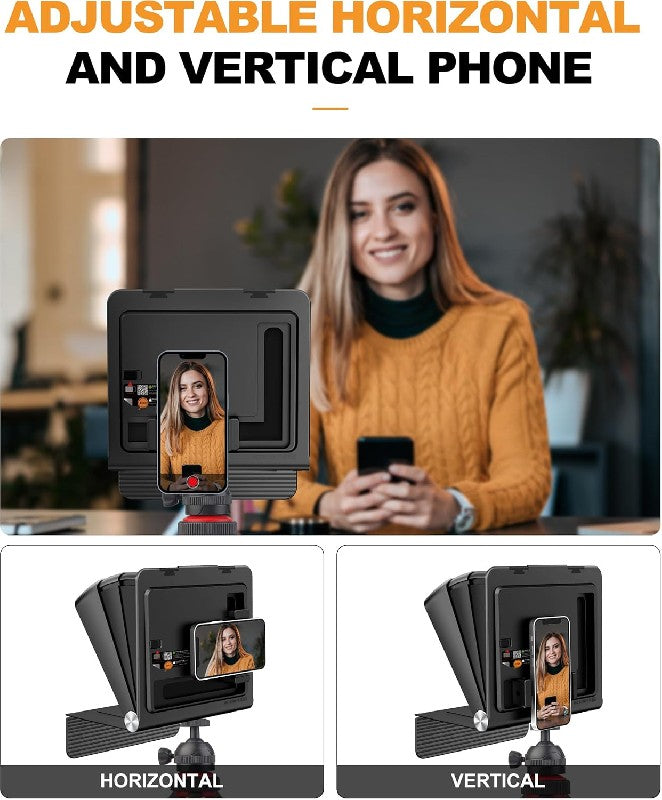 LENSGO TC7 II Foldable Teleprompter – Camera & Smartphone - Image 6