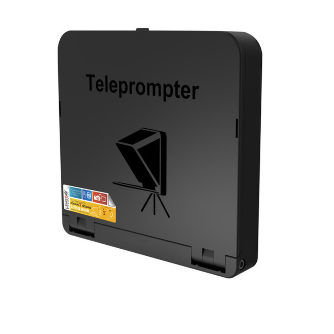 LENSGO TC7 Portable Teleprompter – Compact Design with Remote Control - Image 4