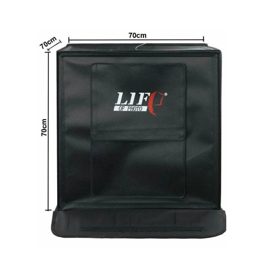 Life Of Photo 70×70×70 cm Product Light Box – Portable Photography Studio Cubes