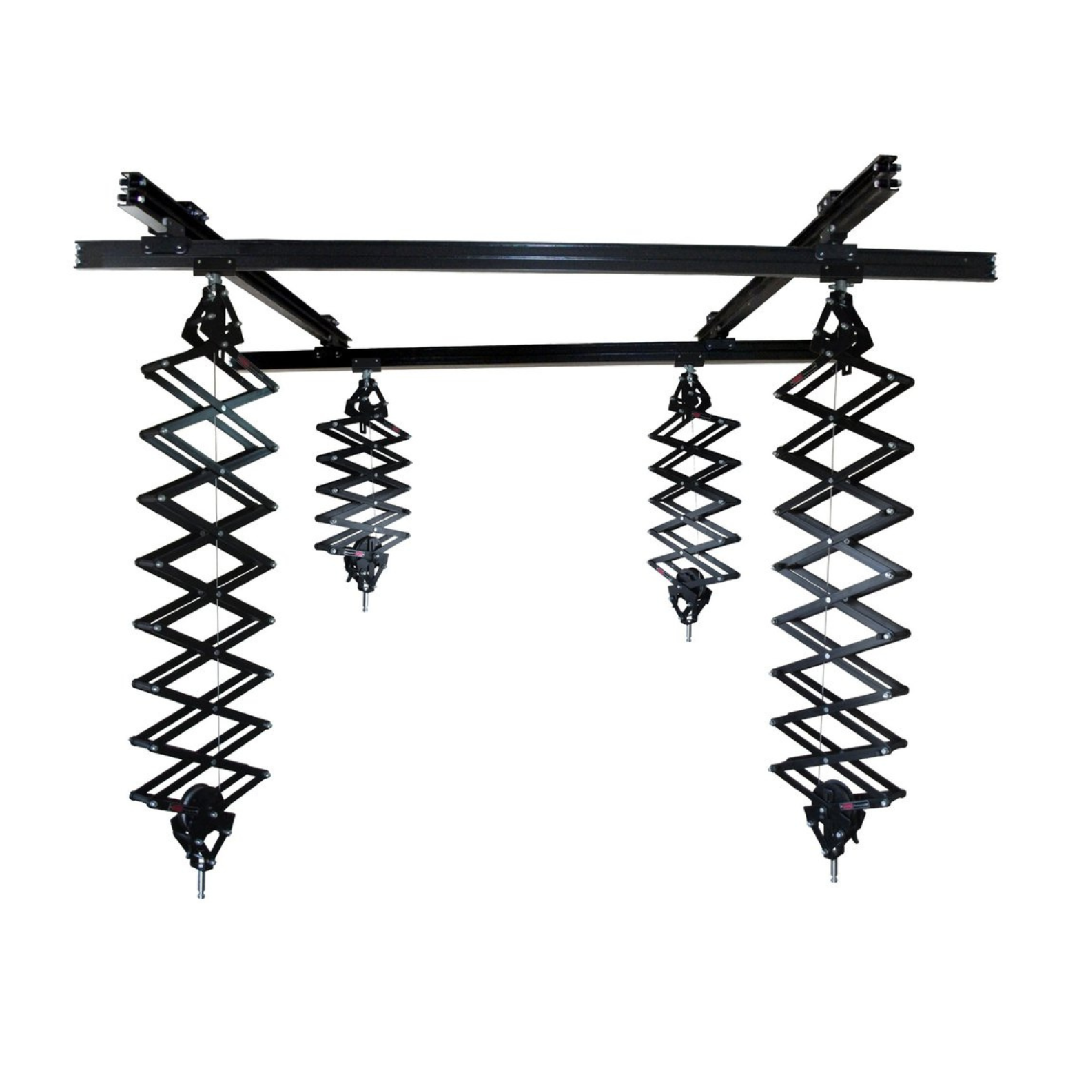 Photo Studio Lighting Ceiling Rail Channel System (4 Lights) 3X3M