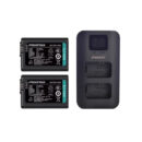 Pisen NP-FW50 Battery x2 + Double Charging Hub Set for Pixii