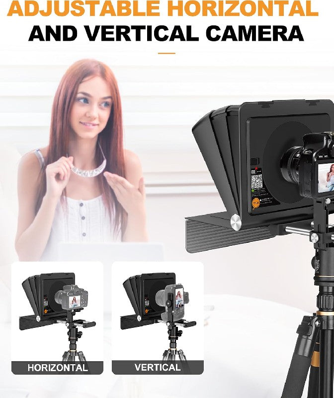 LENSGO TC7 II Foldable Teleprompter – Camera & Smartphone - Image 5