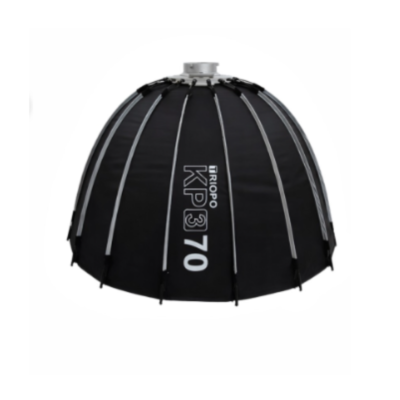 Triopo KP3 Deep Parabolic Softbox – 70 cm – Bowens Mount with Diffuser and Grid