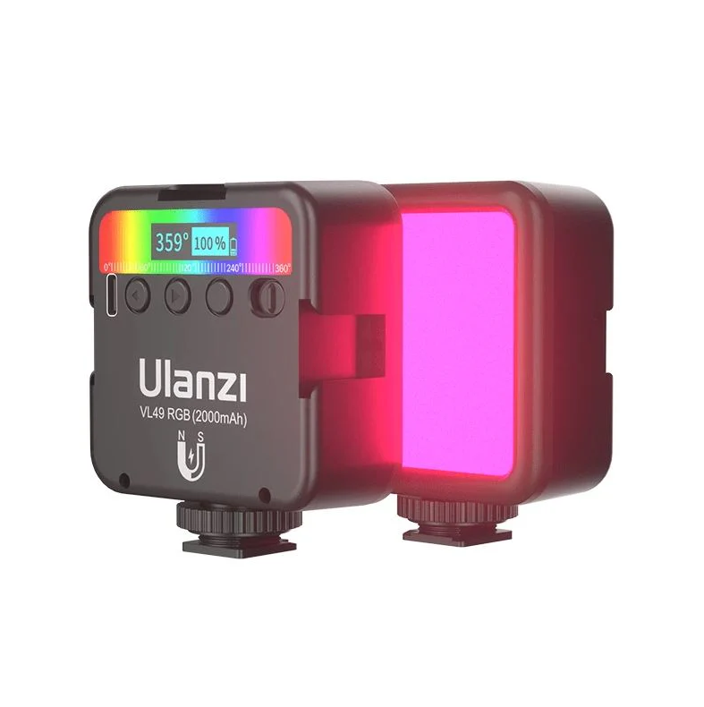 Ulanzi VL49 – Rechargeable Mini RGB LED Video Light