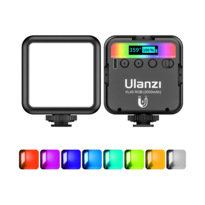 Ulanzi VL49 – Rechargeable Mini RGB LED Video Light