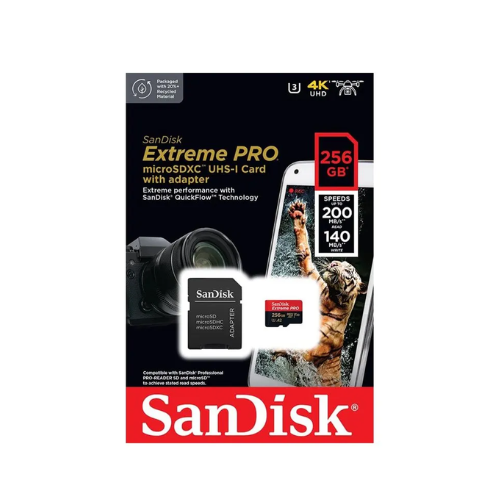 SanDisk 256GB Extreme PRO microSD UHS-I Card - Image 3