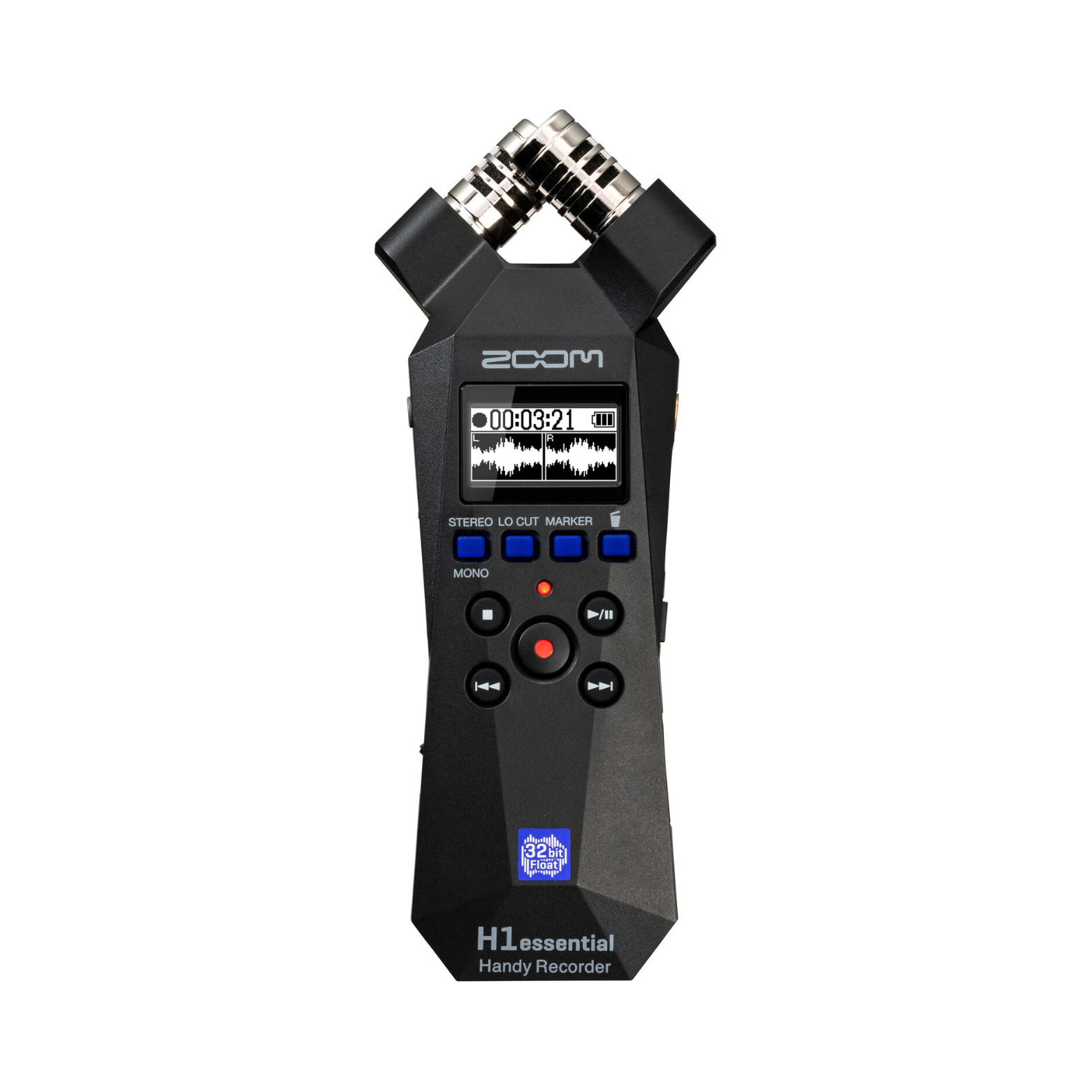 Zoom H1 Essential 2-Track 32-Bit Float Portable Audio Recorder