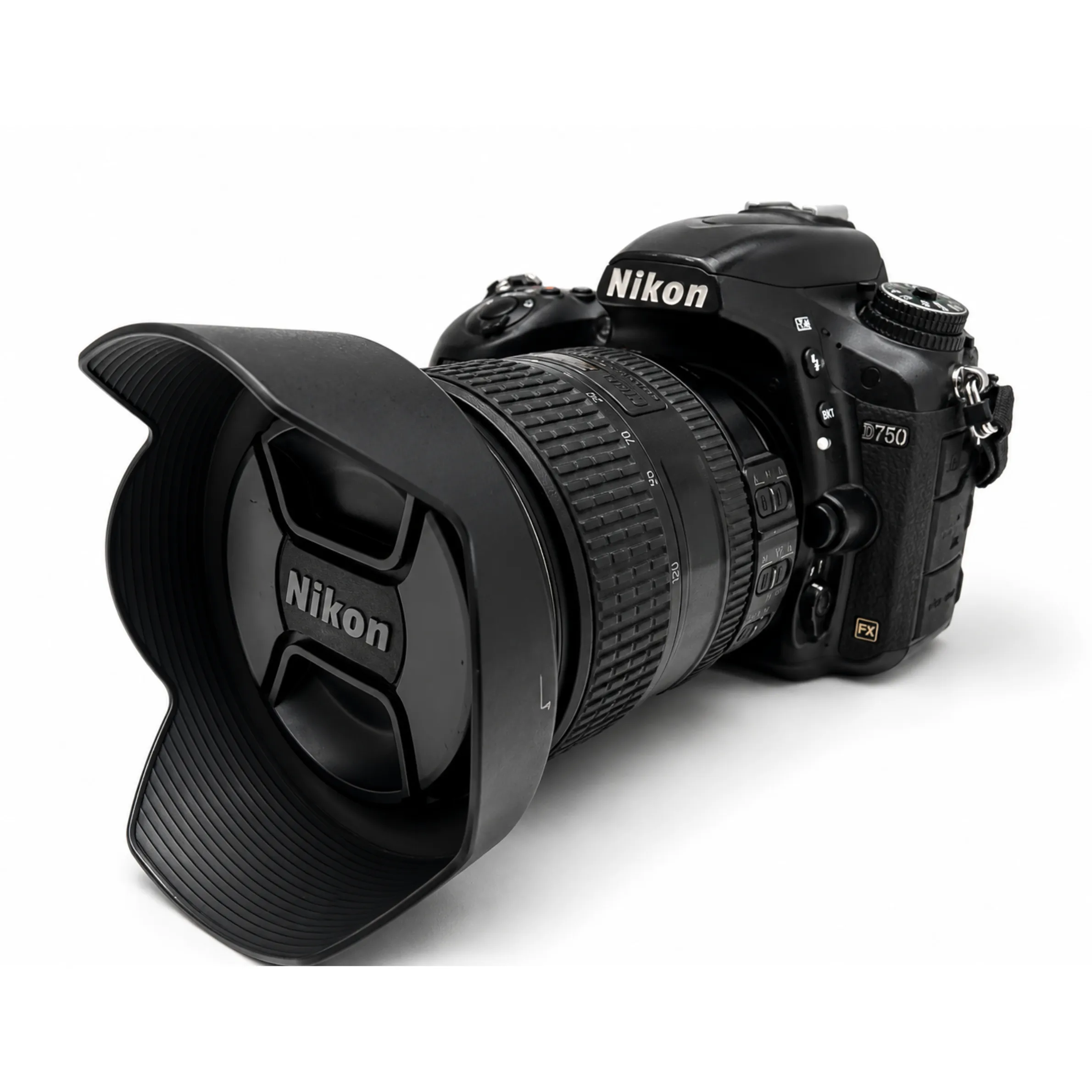 Used Nikon D750 Camera with 24-120mm Lens, Charger, and Two Batteries